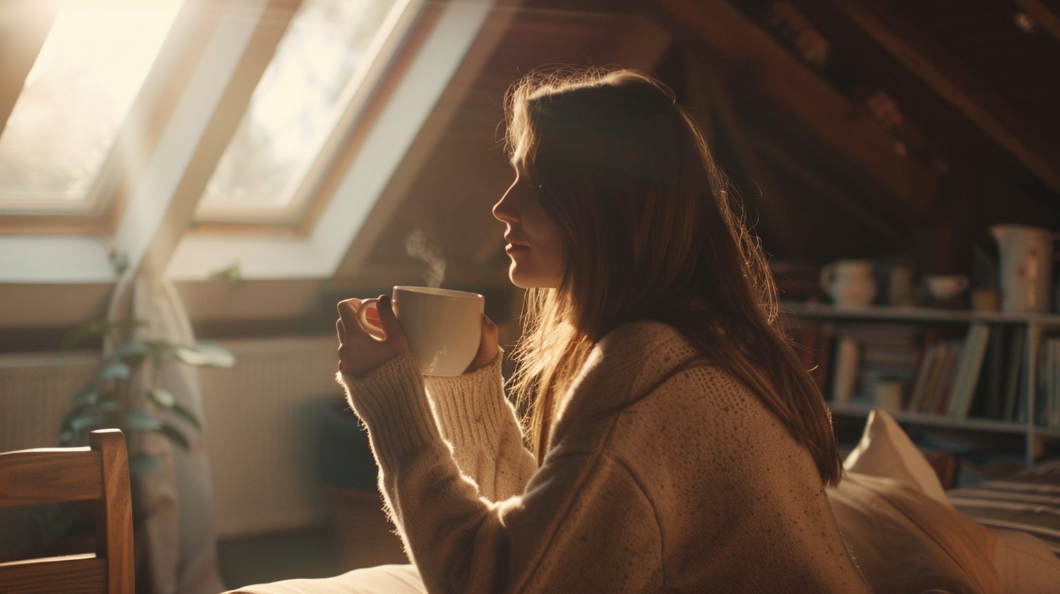 Woman Drinking Healthy Tea 1536x861