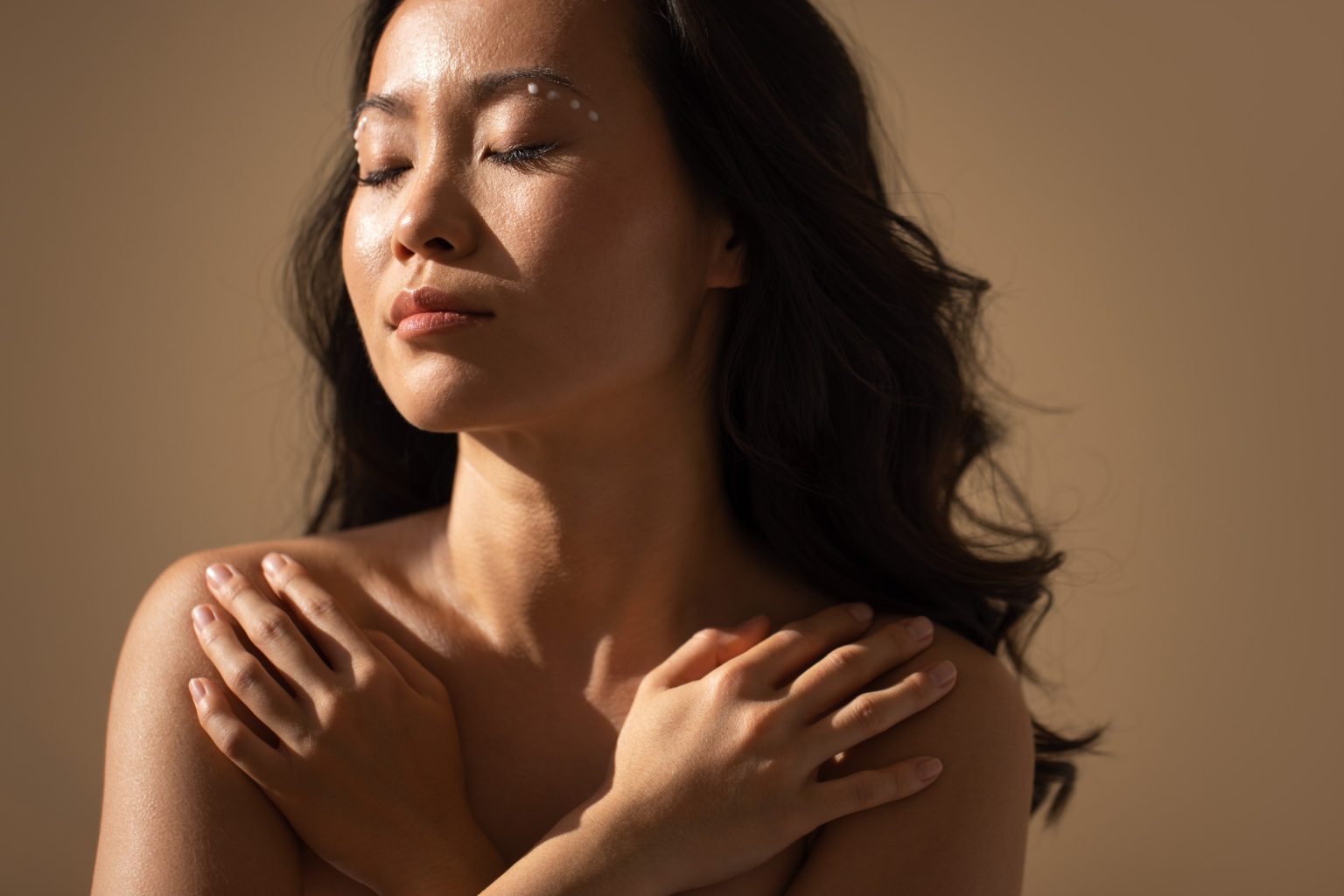 asian woman with long dark hair gently embracing 2025 11 24 19 00 09 utc (1)