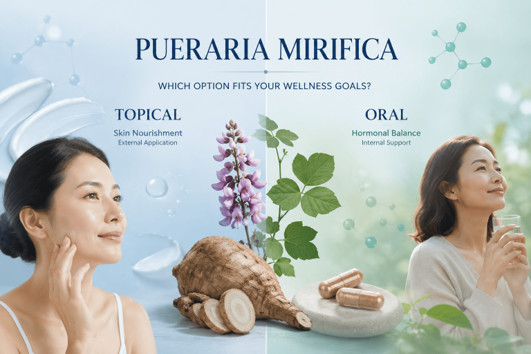topical vs oral pueraria mirifica