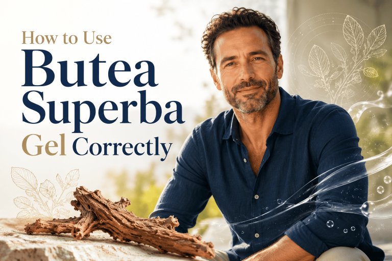 how to use butea superba gel