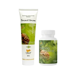 Stherb Breast Cream and Breast Capsule Set