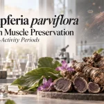 Kaempferia parviflora black ginger with muscle and mitochondrial imagery for lean muscle preservation